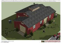 CS100 - Combo Chicken Coop + Garden Shed Plans Construction_004